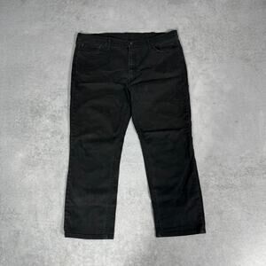 Levi’s 501 Straight Jeans Black - Size: W40 L30